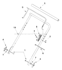 Page D Diagram and Parts List for 31AE285-401 2002 Yard Man Snow Blower